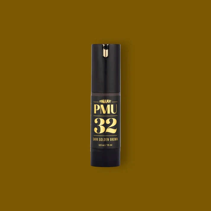 Dynamic PMU 32 Dark Golden Brown Pigment .5oz (15 ml) - Imagen 3