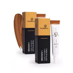 19687 PhiBrows Brown 1 SUPE Pigment 5ml - 2pcs