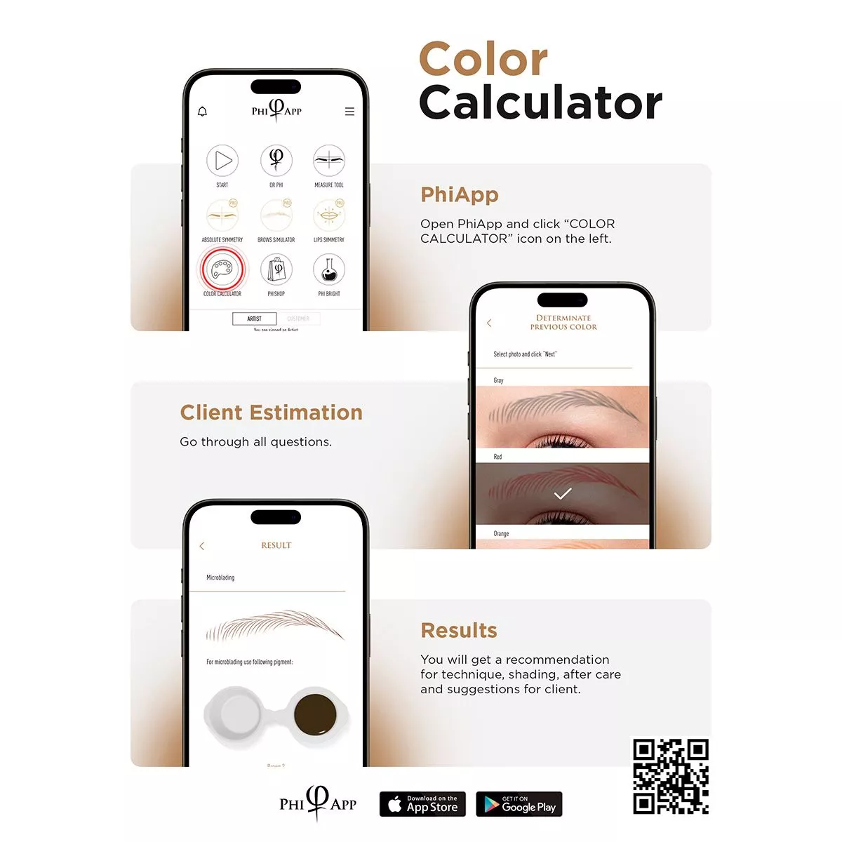 PhiBrows Brown 2 SUPE Pigment 5ml - 2pcs - Imagen 4