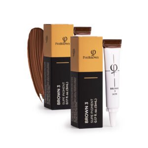 19700 PhiBrows Brown 3 SUPE Pigment 5ml - 2pcs