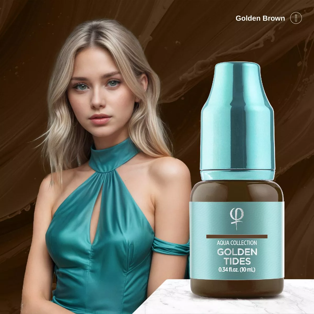 Golden Tides PMU Pigment 10ml - Imagen 5