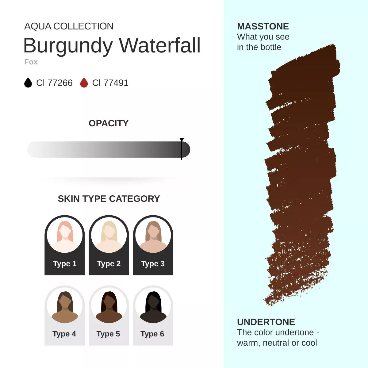 Burgundy Waterfall PMU Pigment 10ml - Imagen 4