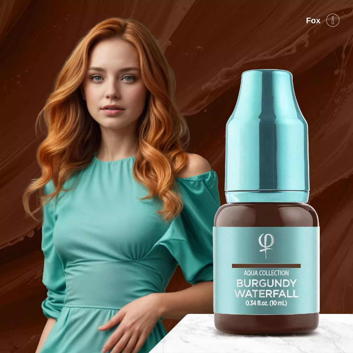 Burgundy Waterfall PMU Pigment 10ml - Imagen 5