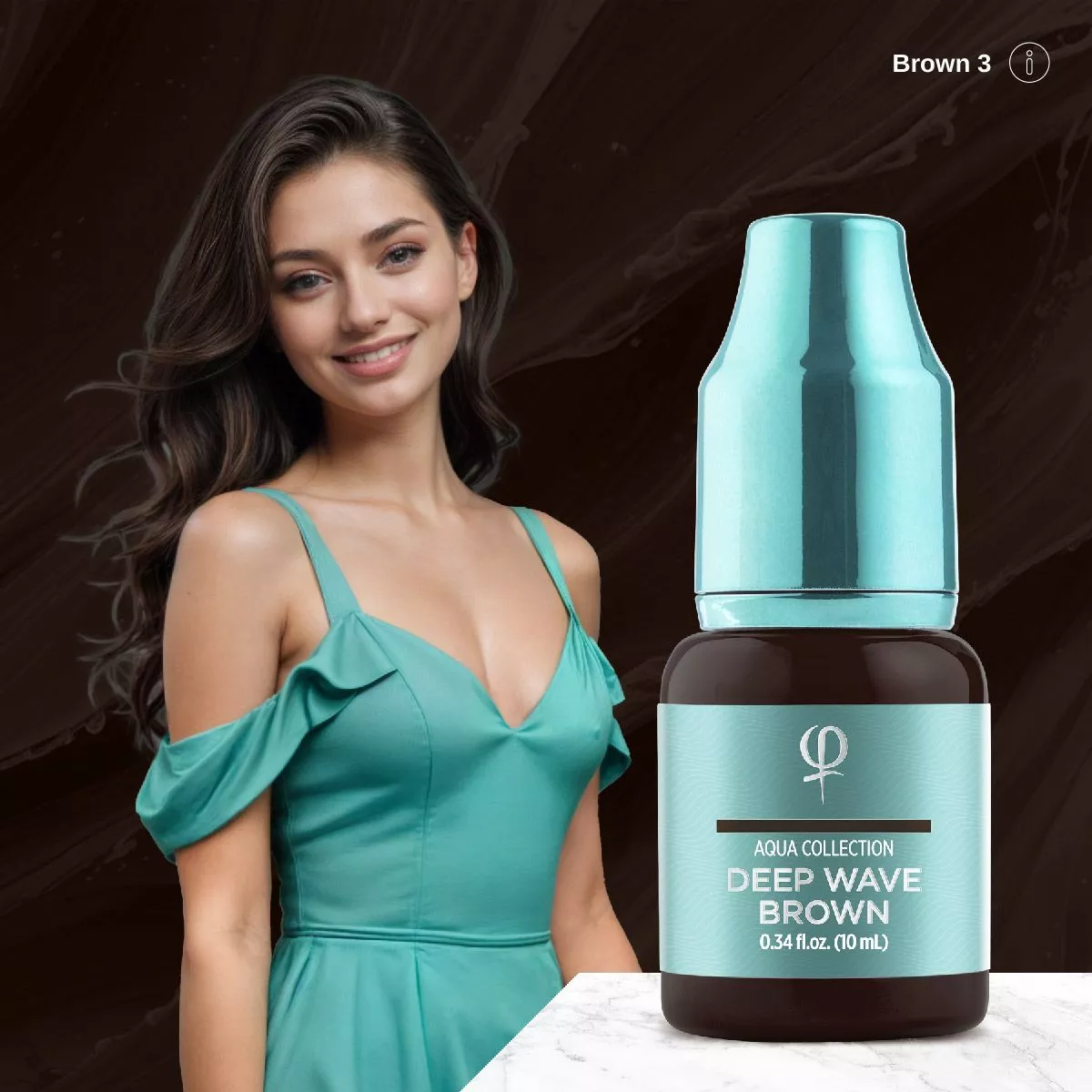 Deep Wave Brown PMU Pigment 10ml - Imagen 5