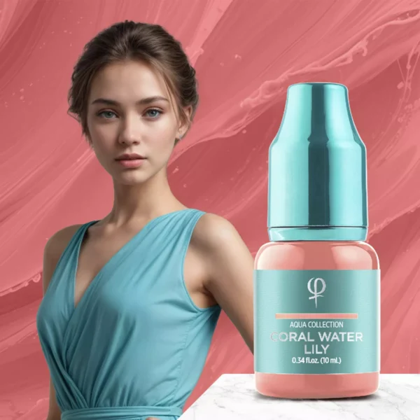 Coral Water Lily – Correction color PMU pigment 10ml - Imagen 5