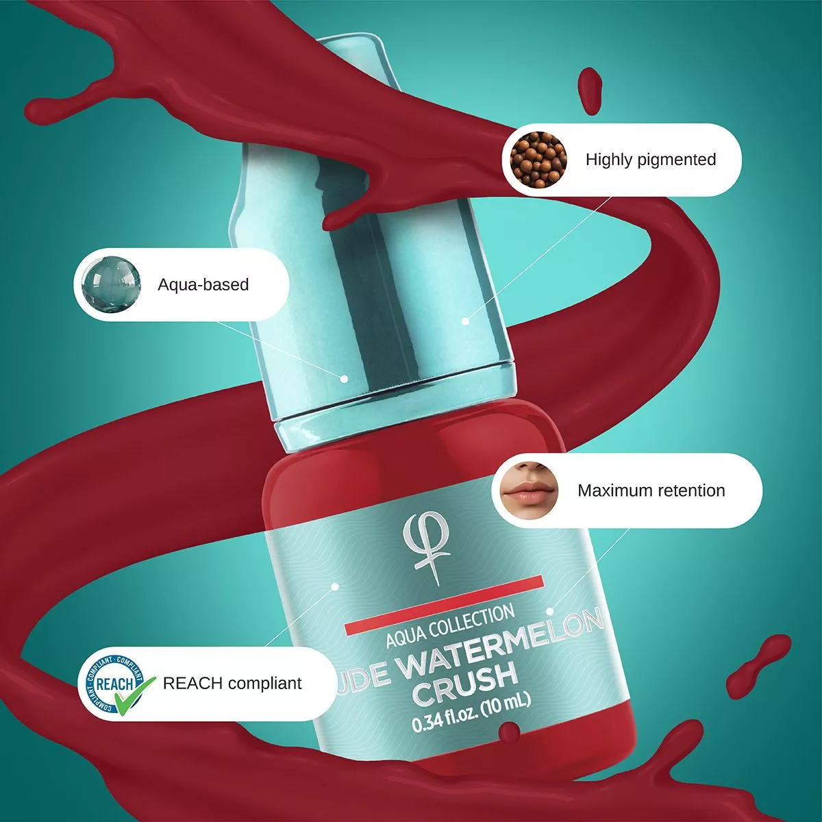 Nude Watermelon Crush PMU pigment 10ml - Imagen 3