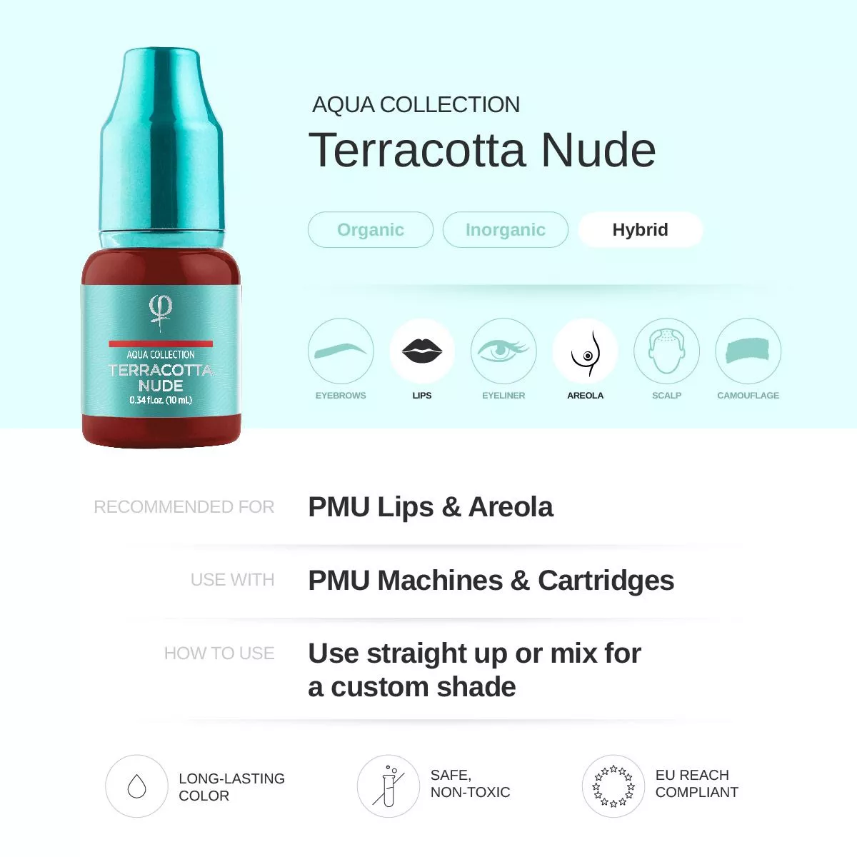 Terracotta Nude PMU pigment 10ml - Imagen 2