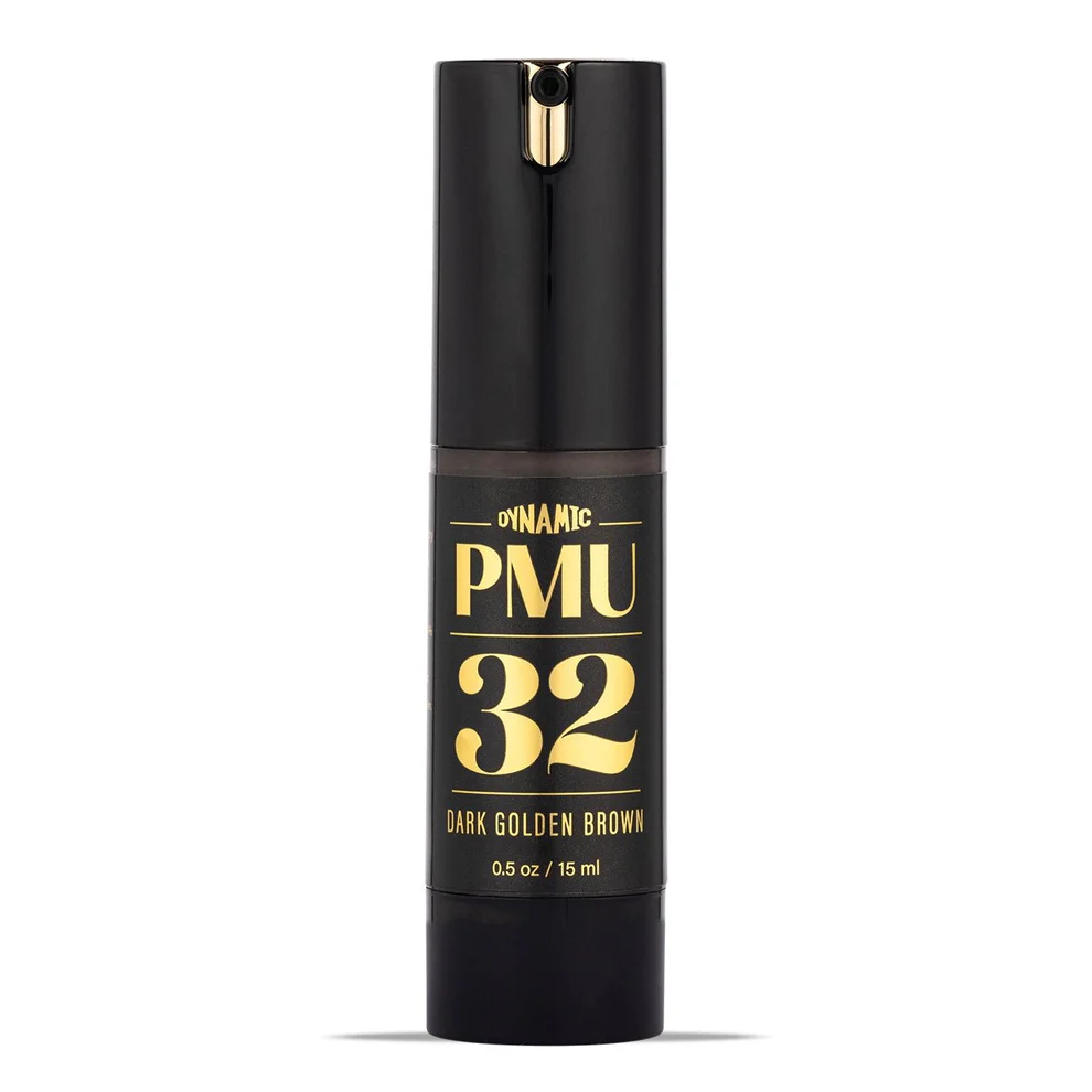Dynamic PMU 32 Dark Golden Brown Pigment .5oz (15 ml) - Imagen 2