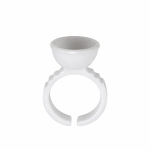 Anillo plástico blanco 50und