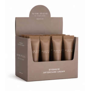 EXPOSITOR EYEBROW AFTERCARE CREAM 16 X 10G (0.35OZ) - ALOE MICRO
