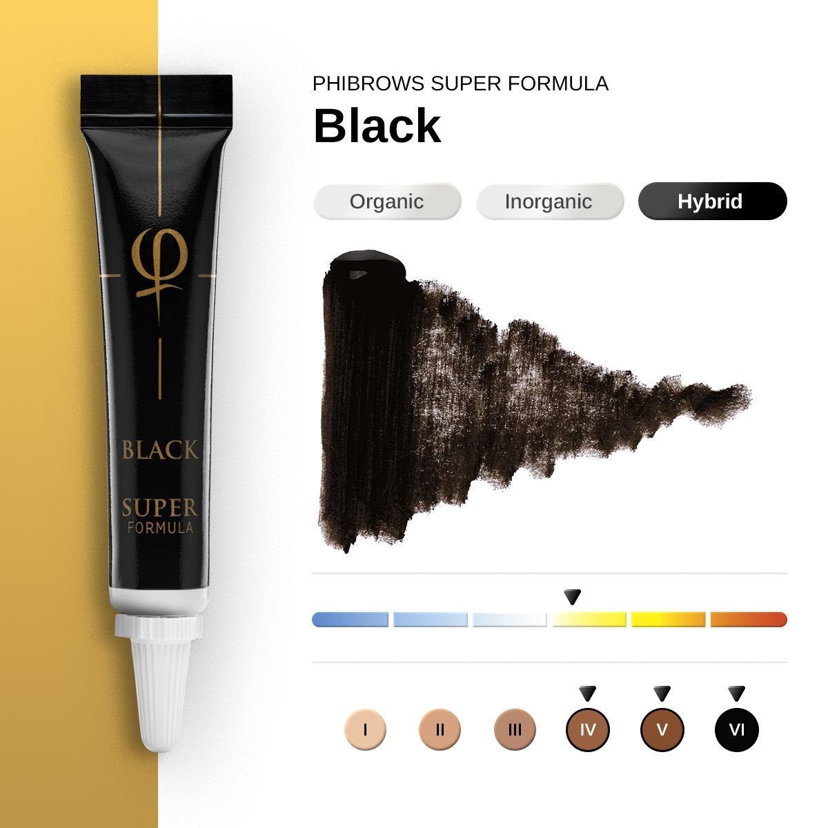 PhiBrows Black SUPER Pigment 5ml - Imagen 4